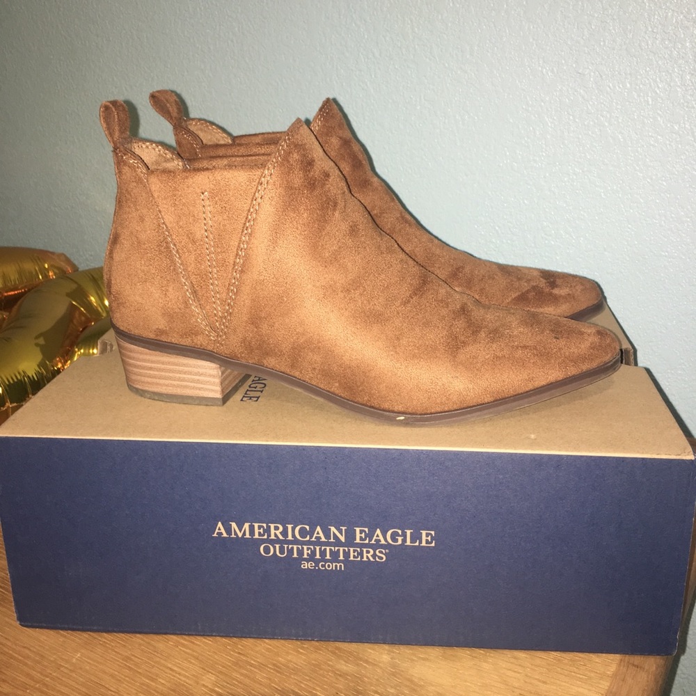 Brown booties